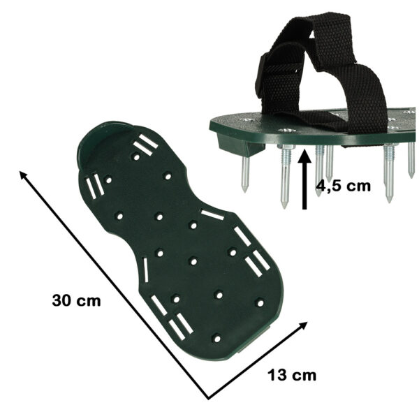Aerator wertykulator do trawy buty z kolcami do trawnika - obrazek 12