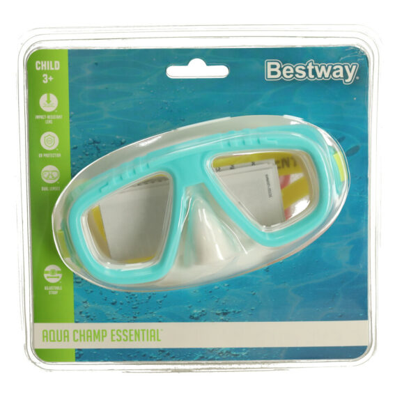 Okulary do pływania maska BESTWAY 22011 turkusowy - obrazek 7