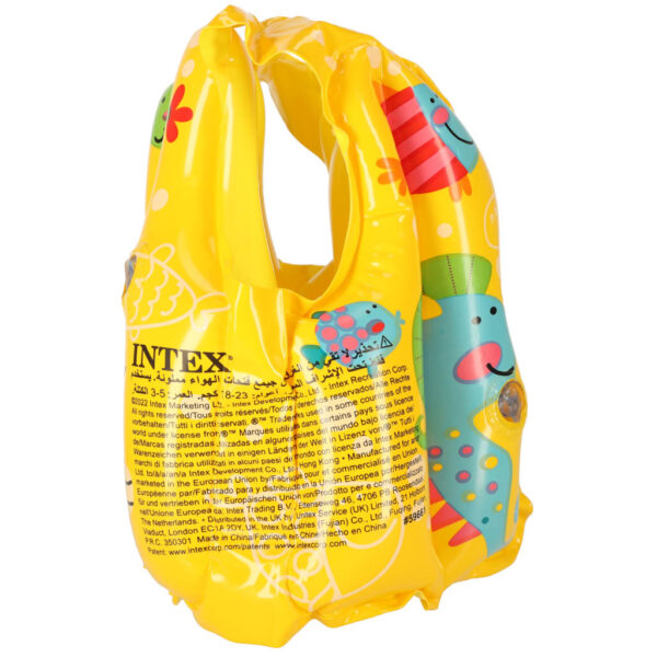 INTEX 59661 Kamizelka dmuchana kapok do pływania dla dzieci 3-5lat 18-23kg - obrazek 4