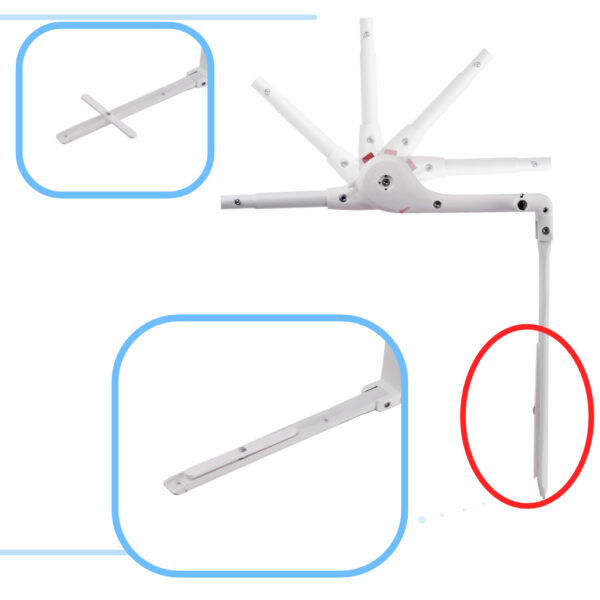 Barierka osłona ochronna do łóżka otwierana 90cm słonik - obrazek 5
