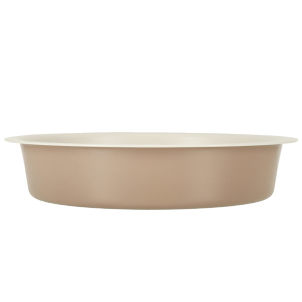 Blacha do pieczenia tortownica forma okrągła do tortów tart guiche 26cm brązowa - obrazek 2