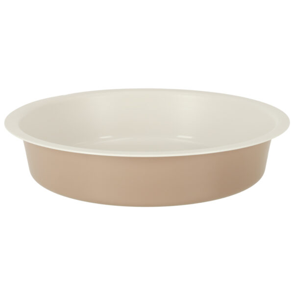 Blacha do pieczenia tortownica forma okrągła do tortów tart guiche 26cm brązowa - obrazek 3