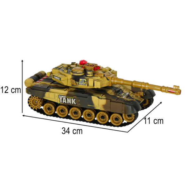 Czołgi zdalnie sterowane na pilota RC War Tank 9993 2,4GHz zestaw 2 sztuk - obrazek 12