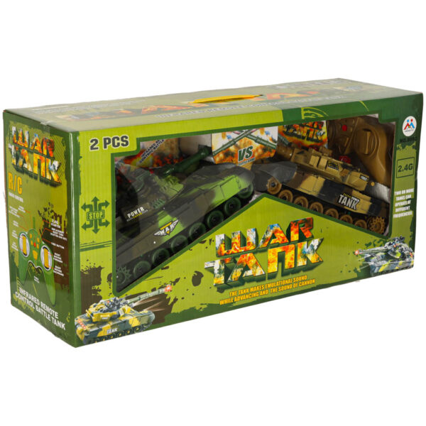 Czołgi zdalnie sterowane na pilota RC War Tank 9993 2,4GHz zestaw 2 sztuk - obrazek 13