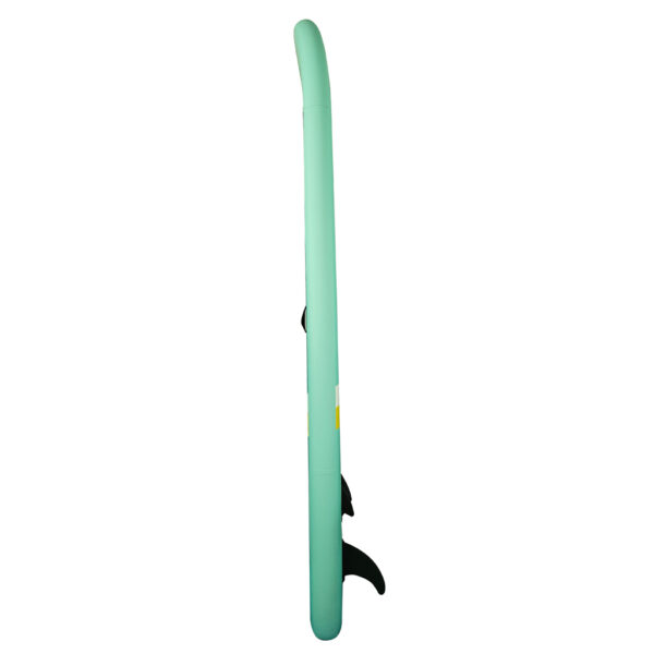 Deska SUP pompowana do pływania z siedzeniem akcesoriami wiosło zestaw turkusowa 350 cm - obrazek 4