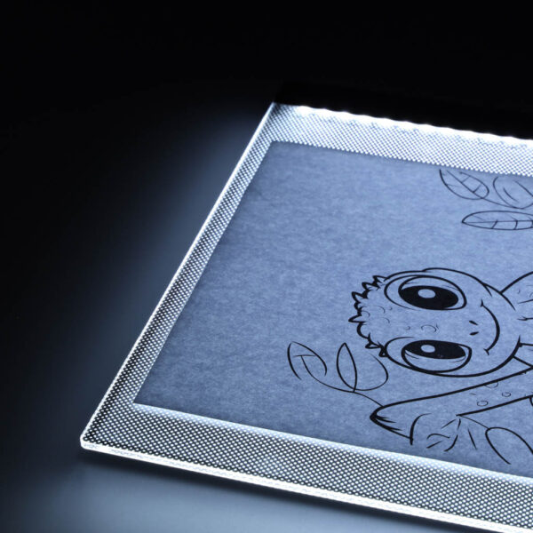 Deska kreślarska tablica tablet graficzny kalka do rysowania podświetlana LED A3 - obrazek 5
