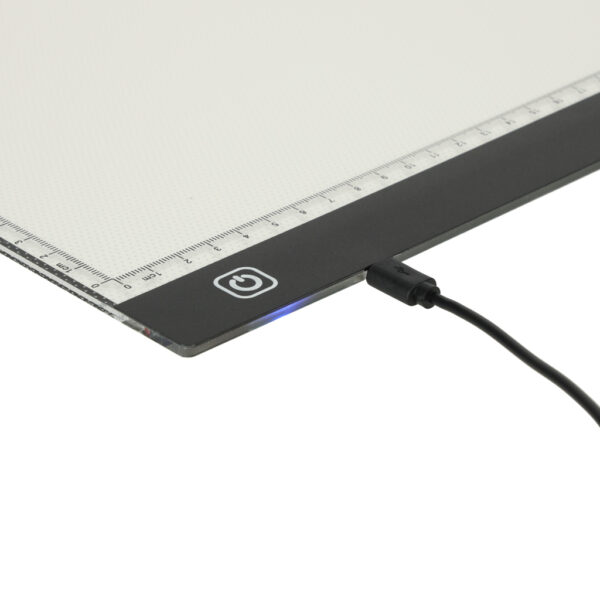 Deska kreślarska tablica tablet graficzny kalka do rysowania podświetlana LED A3 - obrazek 8
