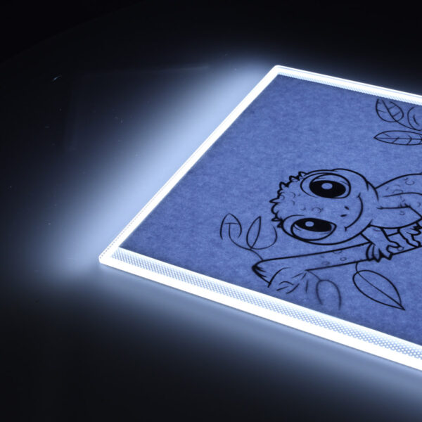 Deska kreślarska tablica tablet graficzny kalka do rysowania podświetlana LED A4 - obrazek 6
