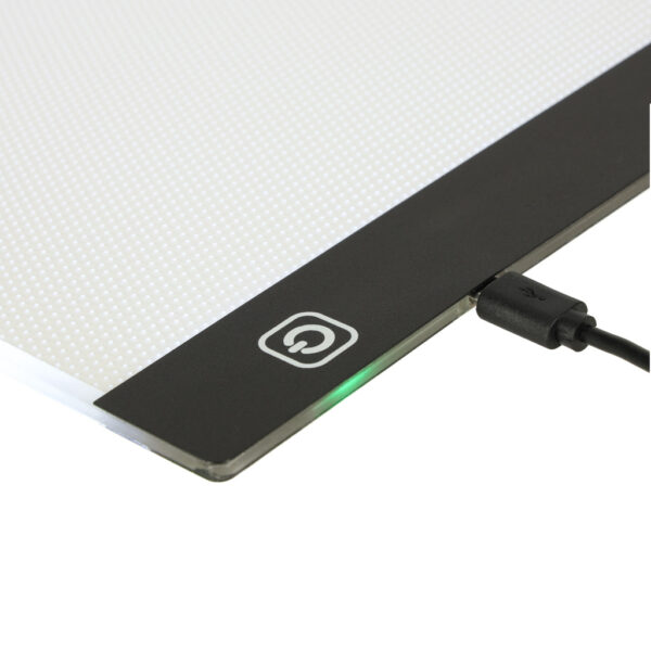 Deska kreślarska tablica tablet graficzny kalka do rysowania podświetlana LED A4 - obrazek 7