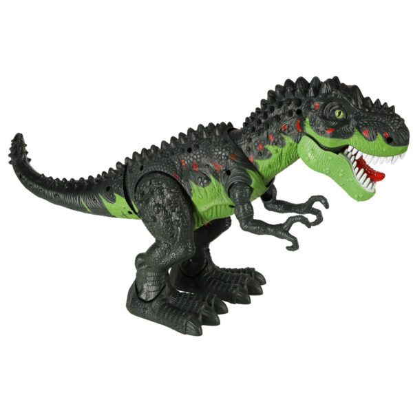 Dinozaur T-REX elektroniczny chodzi ryczy zielony - obrazek 2