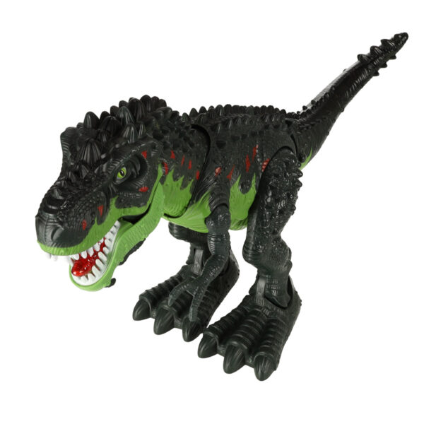 Dinozaur T-REX elektroniczny chodzi ryczy zielony - obrazek 7