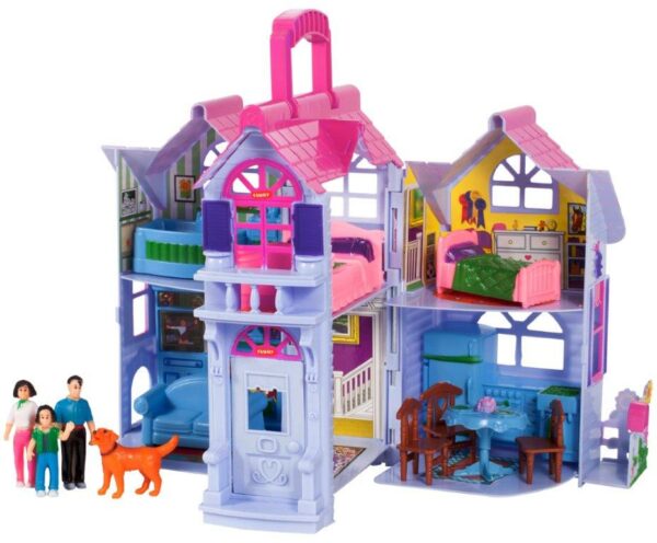 Domek dla lalek Country rozkładana Villa 18cm - obrazek 6