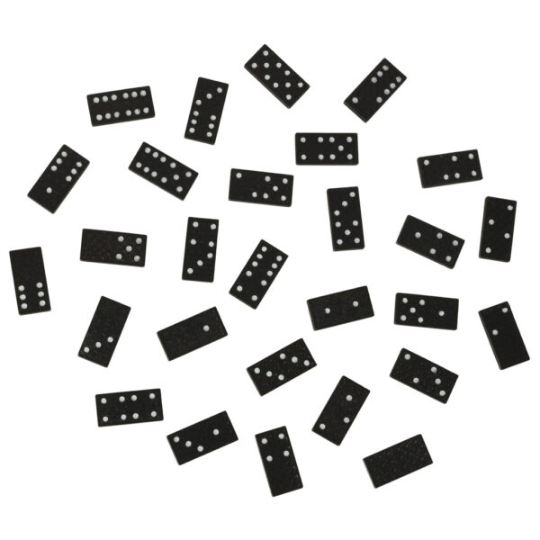Domino drewniane gra rodzinna edukacyjna z etui klocki z drewna do gry - obrazek 3