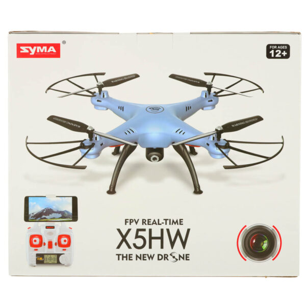 Dron RC Syma X5HW kamera FPV WiFi 2,4GHz niebieski - obrazek 11