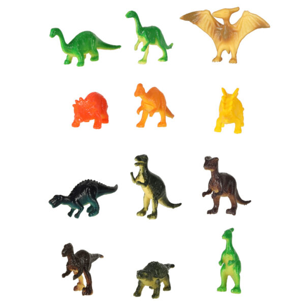 Figurki zwierzęta morskie dzikie zagrodowe dinozaury zestaw mix 48sztuk - obrazek 6