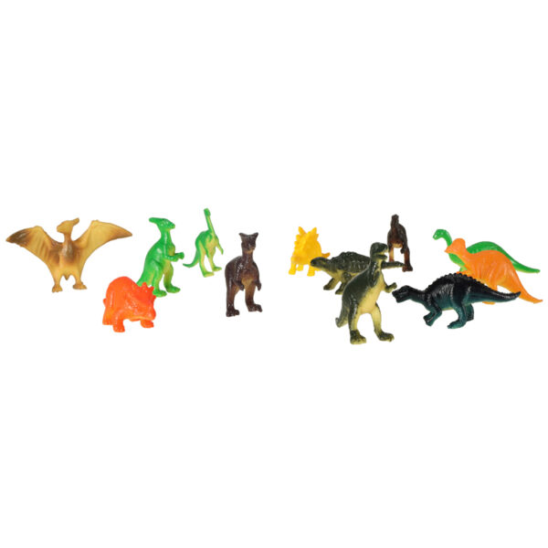 Figurki zwierzęta morskie dzikie zagrodowe dinozaury zestaw mix 48sztuk - obrazek 11
