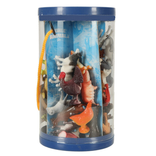 Figurki zwierzęta morskie dzikie zagrodowe dinozaury zestaw mix 48sztuk - obrazek 12