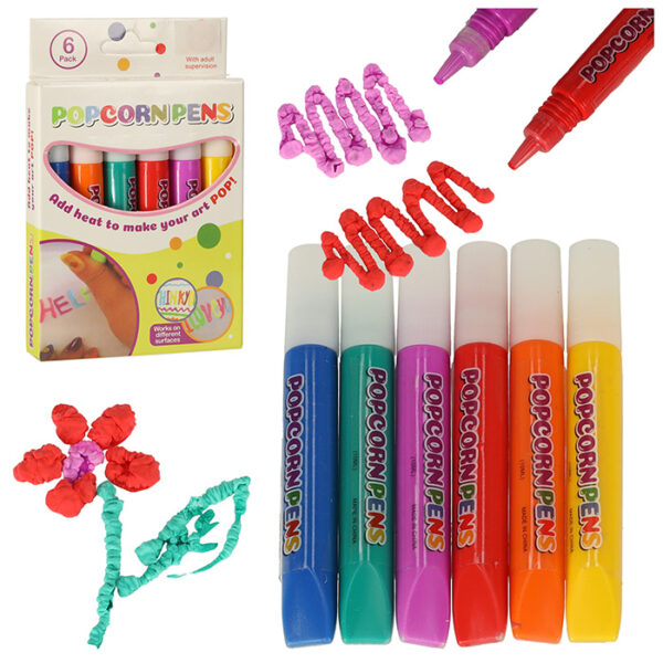 Flamastry mazaki magiczne projekt 3D efekt popcorn - obrazek 6