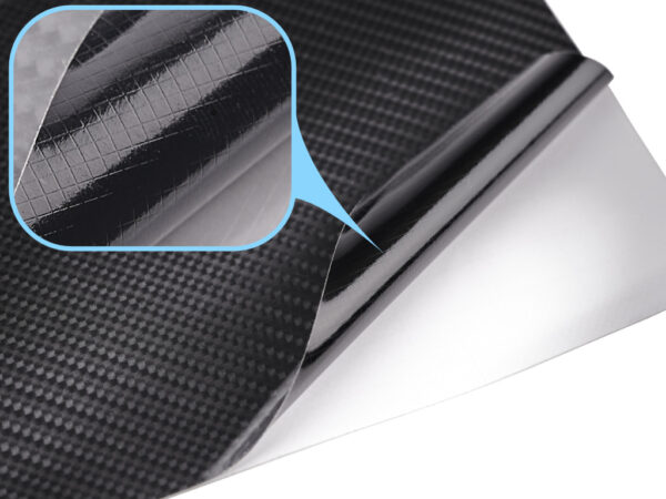 Folia rolka carbon 5D czarna 1,52x18m - obrazek 5