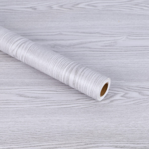 Folia rolka samoprzylepna okleina tapeta dąb srebrno-szary 1,22x50m - obrazek 2