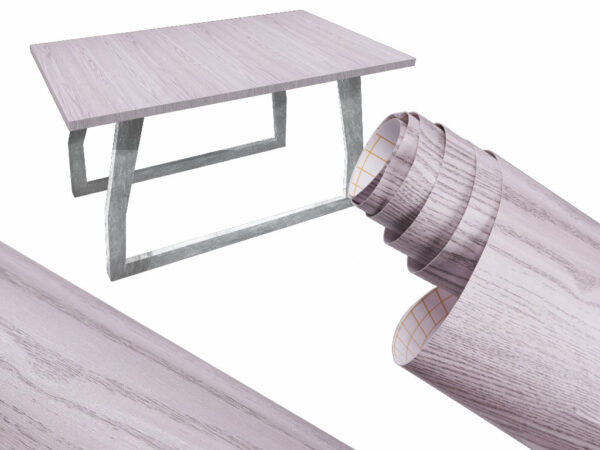 Folia rolka samoprzylepna okleina tapeta dąb srebrno-szary 1,22x50m - obrazek 4