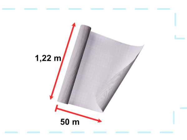 Folia rolka samoprzylepna okleina tapeta dąb srebrno-szary 1,22x50m - obrazek 6