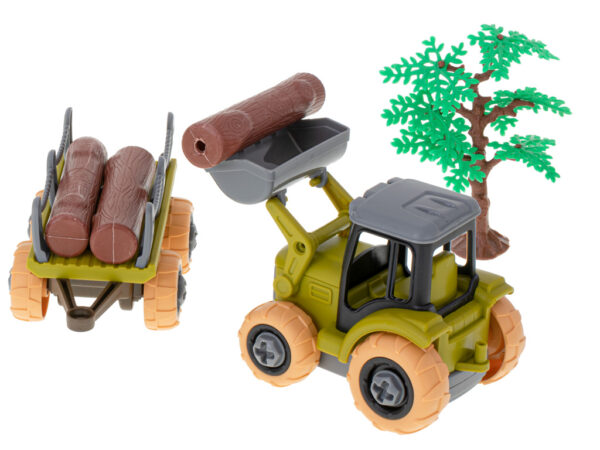 Gospodarstwo rolne farma traktor maszyny rolnicze zwierzęta zagroda konie + śrubokręt - obrazek 6