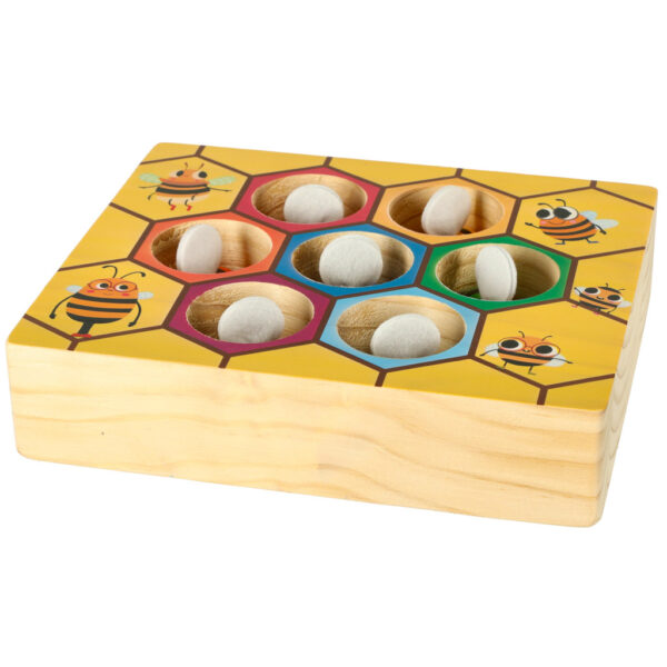 Gra edukacyjna plaster miodu pszczółki montessori - obrazek 2