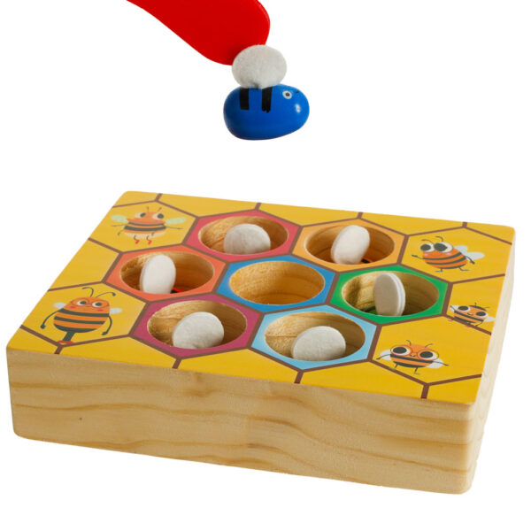 Gra edukacyjna plaster miodu pszczółki montessori - obrazek 7