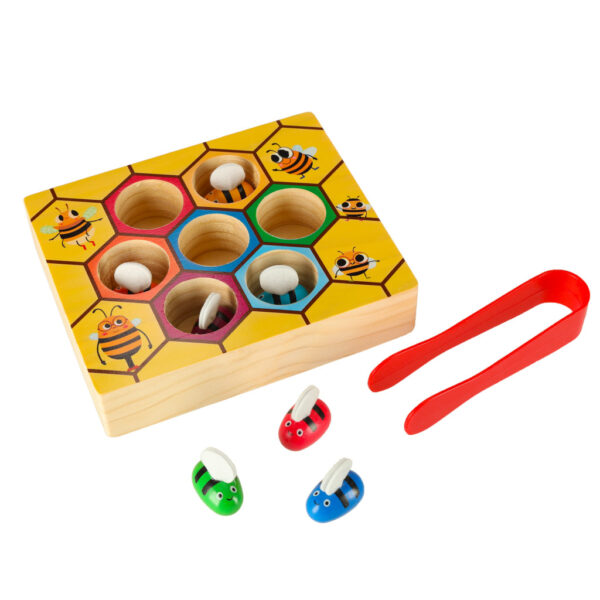 Gra edukacyjna plaster miodu pszczółki montessori - obrazek 8