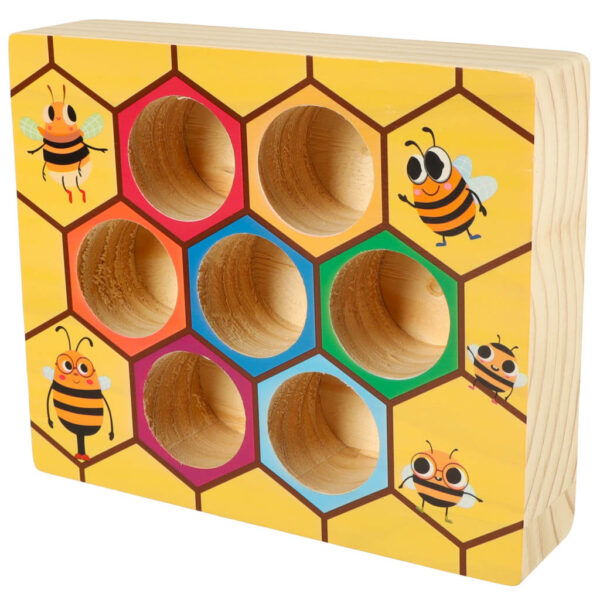 Gra edukacyjna plaster miodu pszczółki montessori - obrazek 9