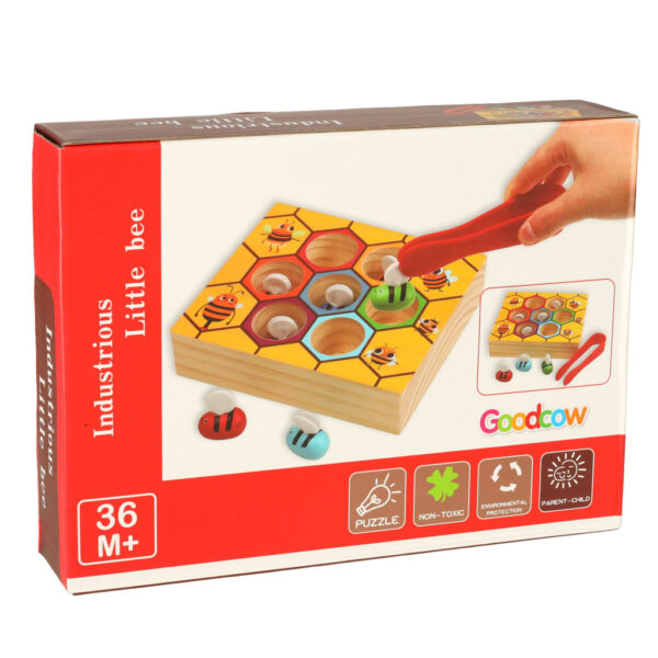 Gra edukacyjna plaster miodu pszczółki montessori - obrazek 10