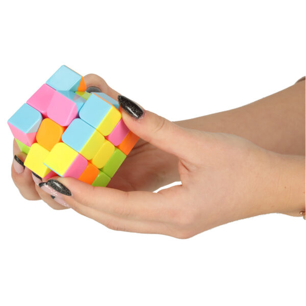 Gra logiczna Kostka łamigłówka 3x3x3 neon - obrazek 5