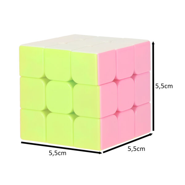 Gra logiczna Kostka łamigłówka 3x3x3 neon - obrazek 7