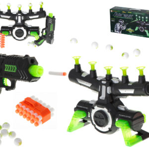 Gra strzelecka Air shooting unoszące się pływające kulki strzelanie do celu DARK WARS
