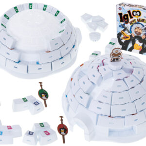 Gra zręcznościowa zbuduj igloo pingwiny