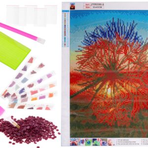 Haft diamentowy Diamond Painting mozaika diamentowa zestaw 5D dmuchawiec