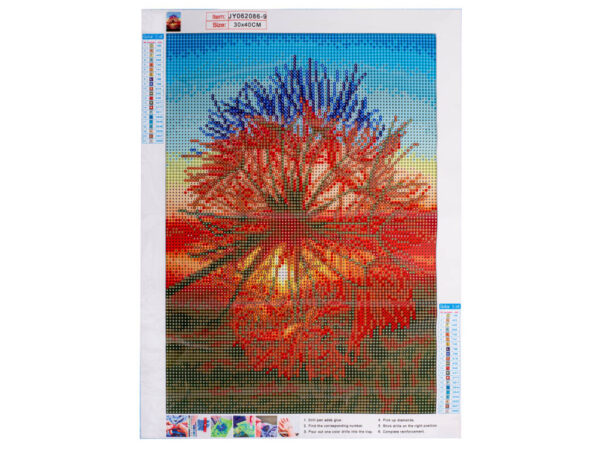 Haft diamentowy Diamond Painting mozaika diamentowa zestaw 5D dmuchawiec - obrazek 2