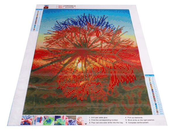 Haft diamentowy Diamond Painting mozaika diamentowa zestaw 5D dmuchawiec - obrazek 3