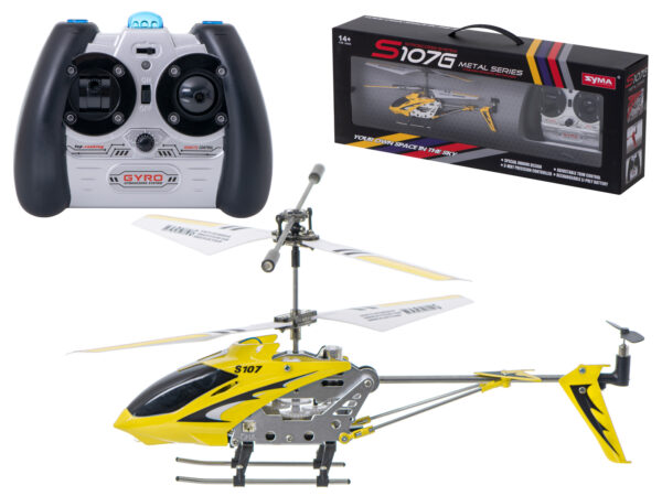 Helikopter zdalnie sterowany na pilota RC SYMA S107G żółty - obrazek 3