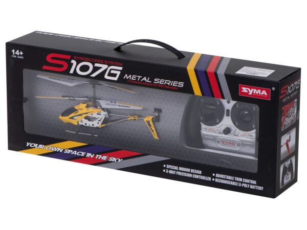 Helikopter zdalnie sterowany na pilota RC SYMA S107G żółty - obrazek 9