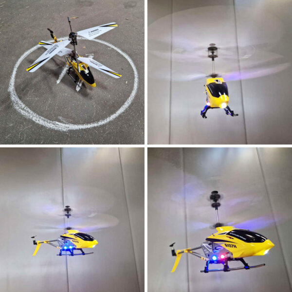 Helikopter zdalnie sterowany na pilota RC SYMA S107H 2.4GHz RTF żółty - obrazek 13