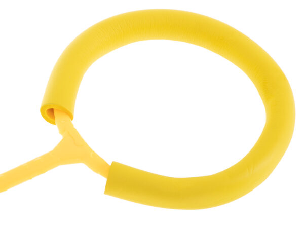Hula hop na nogę skakanka skipper piłka świecąca migająca LED żółta - obrazek 3