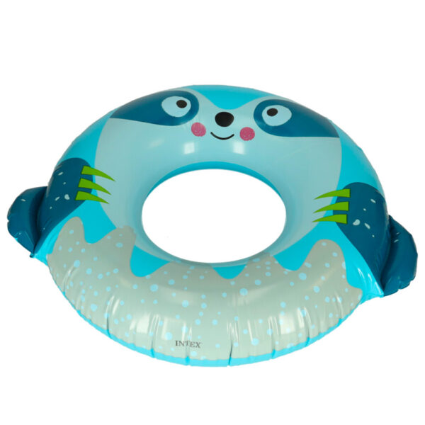 INTEX 59266 Kółko do pływania koło dmuchane ponton plażowy leniwiec max 40kg 76 cm - obrazek 3