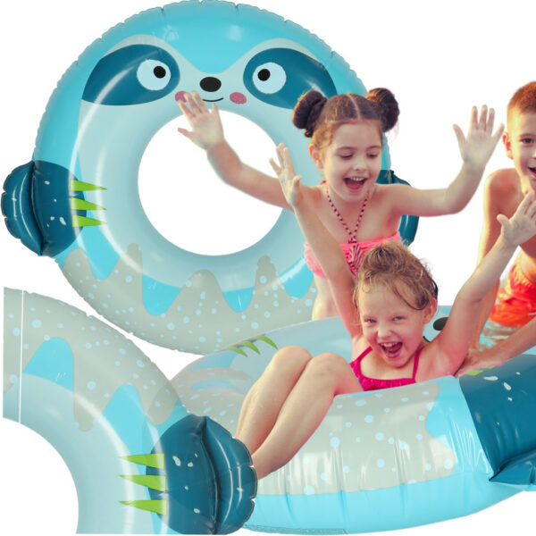 INTEX 59266 Kółko do pływania koło dmuchane ponton plażowy leniwiec max 40kg 76 cm - obrazek 9