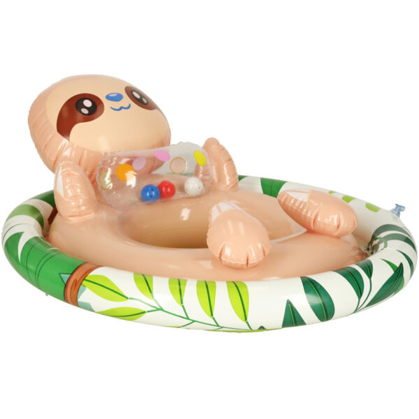 INTEX 59570 Kółko do pływania dla niemowląt koło pontonik dla dzieci dmuchany z siedziskiem leniwiec max 23kg 3-4lata - obrazek 4