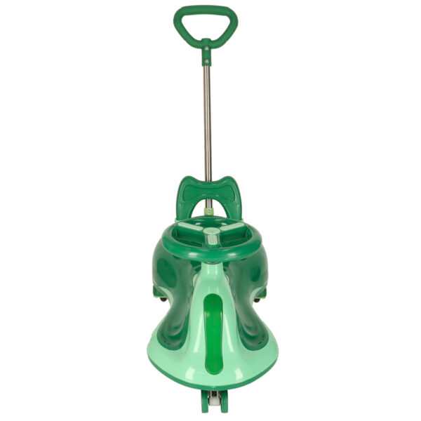 Jeździk grawitacyjny LED Swing FIX S2 skuter z rączką zielony max 100kg - obrazek 4
