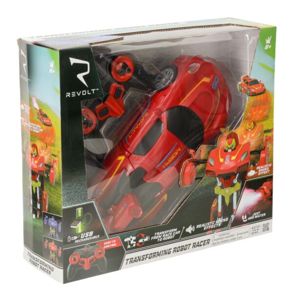 Samochód zdalnie sterowany Transformer Revolt TRANSFORMING ROBOT RACER czerwony - obrazek 9