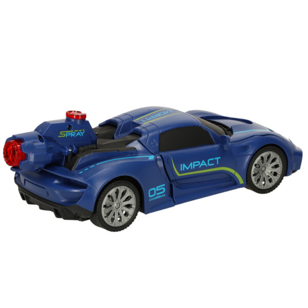 Samochód zdalnie sterowany Transformer Revolt TRANSFORMING ROBOT RACER niebieski - obrazek 4
