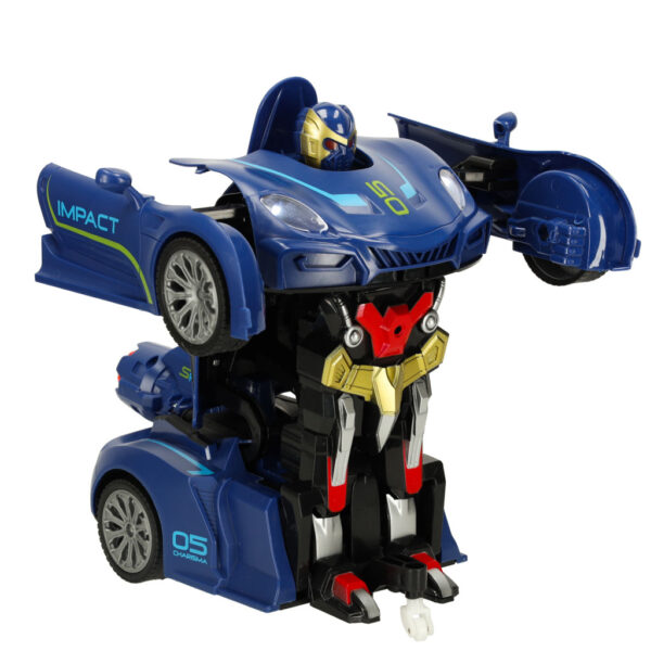Samochód zdalnie sterowany Transformer Revolt TRANSFORMING ROBOT RACER niebieski - obrazek 5